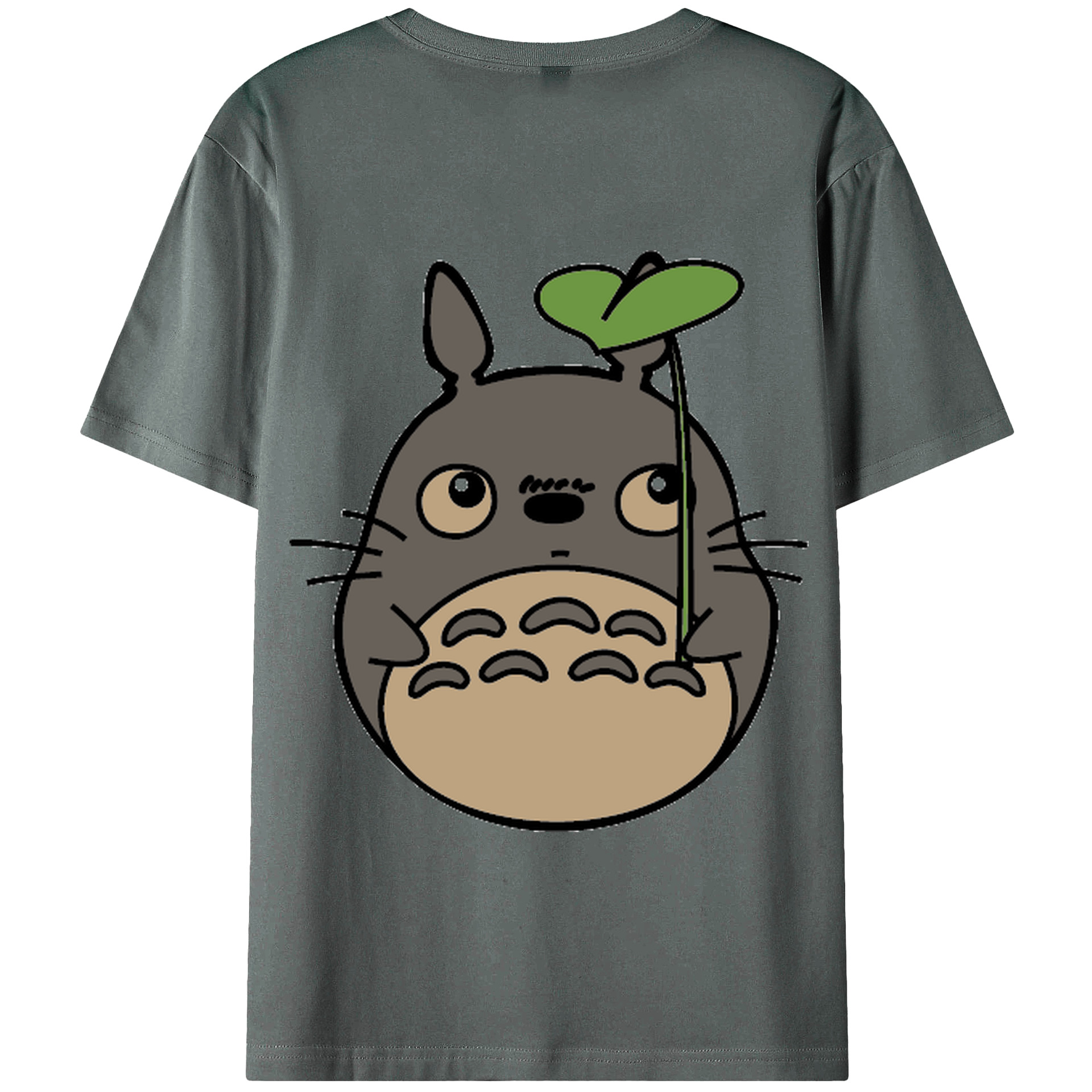 （画像用） となりのトトロ 草壁メイ 草壁サツキ My Neighbor Totoro Satsuki Kusakabe Mei Kusakabe 綿100％半袖Tシャツ（背面プリント）